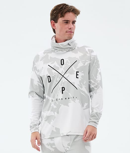 Dope Snuggle Basislaag Top Heren 2X-Up Grey Camo