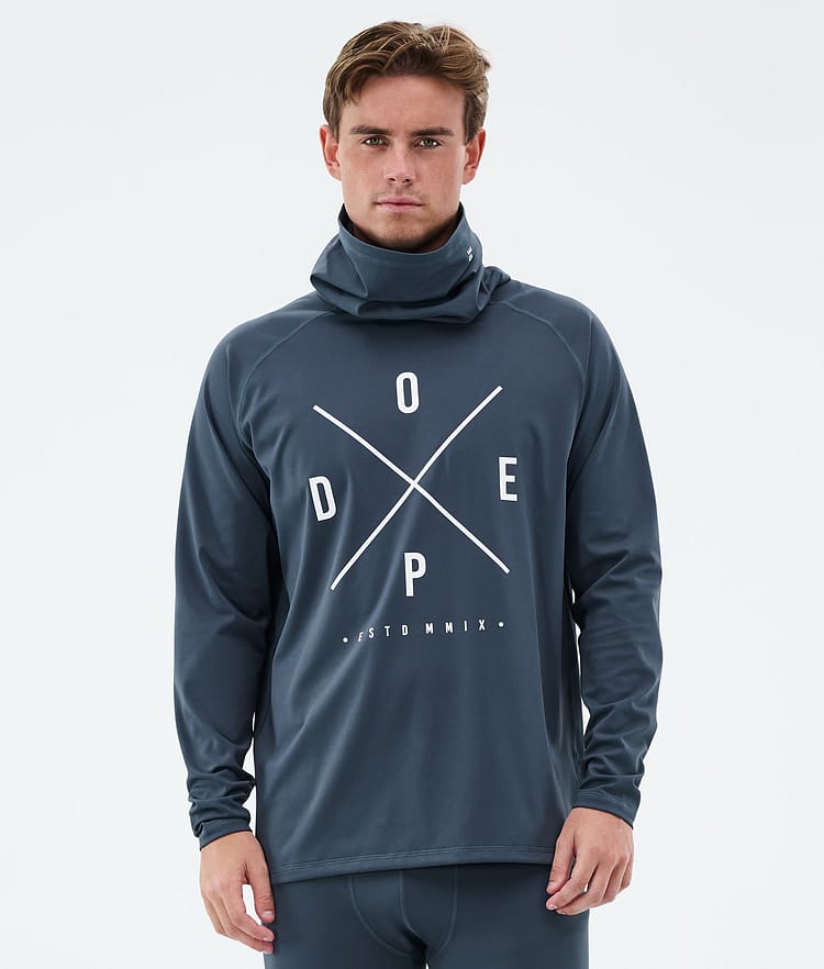 Dope Snuggle Tee-shirt thermique Homme 2X-Up Metal Blue, Image 1 sur 7