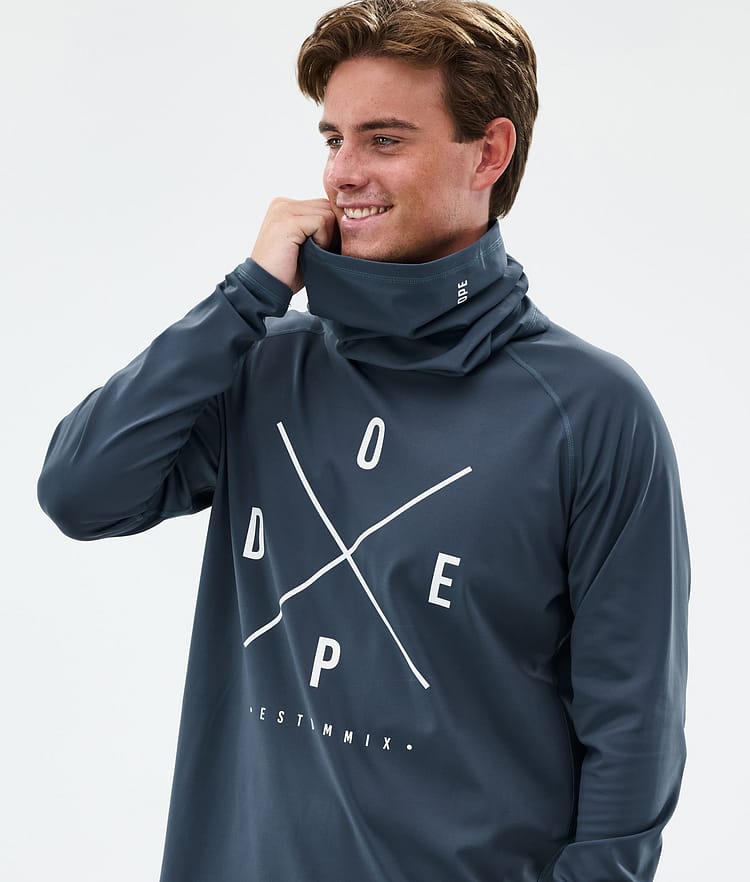 Dope Snuggle Tee-shirt thermique Homme 2X-Up Metal Blue, Image 2 sur 7