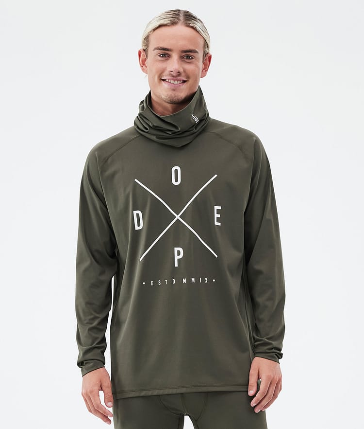 Dope Snuggle Base Layer Top Men 2X-Up Olive Green, Image 1 of 7