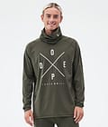 Dope Snuggle Tee-shirt thermique Homme 2X-Up Olive Green, Image 1 sur 7