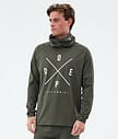 Dope Snuggle Base Layer Top Men 2X-Up Olive Green