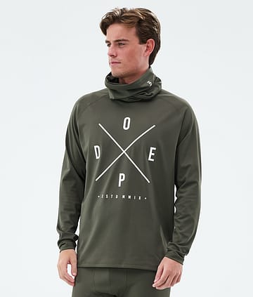Dope Snuggle Termotričko Pánské 2X-Up Olive Green