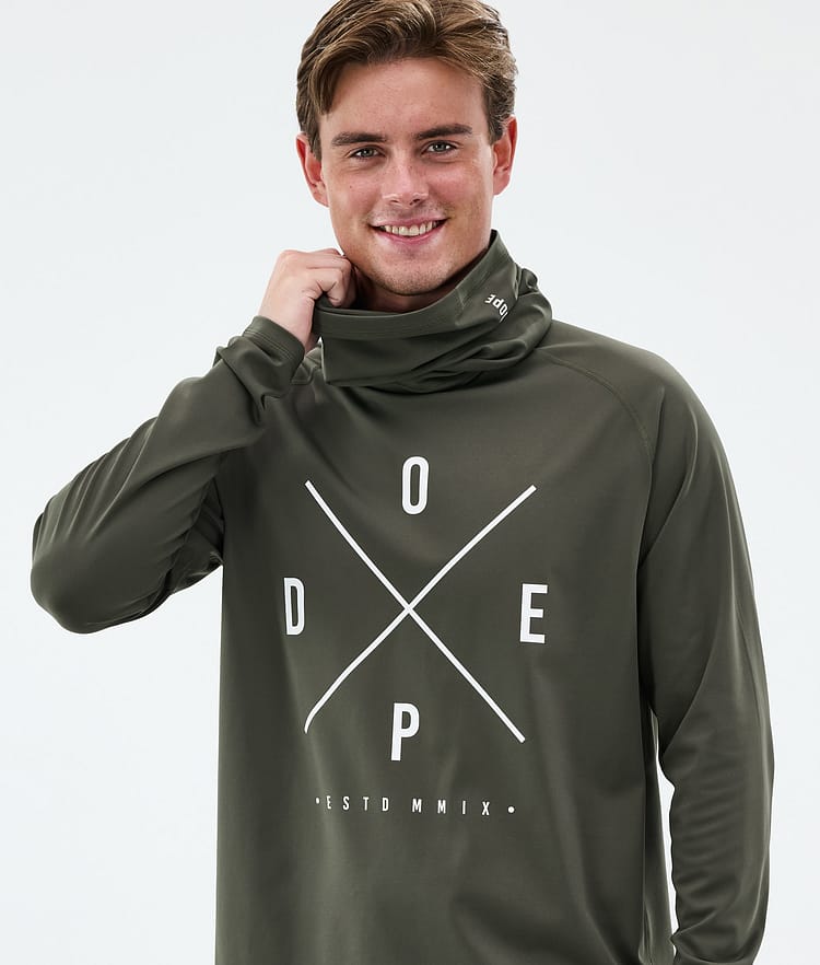 Dope Snuggle Tee-shirt thermique Homme 2X-Up Olive Green, Image 2 sur 7