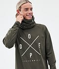 Dope Snuggle Base Layer Top Men 2X-Up Olive Green, Image 2 of 7