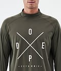 Dope Snuggle Base Layer Top Men 2X-Up Olive Green, Image 6 of 7