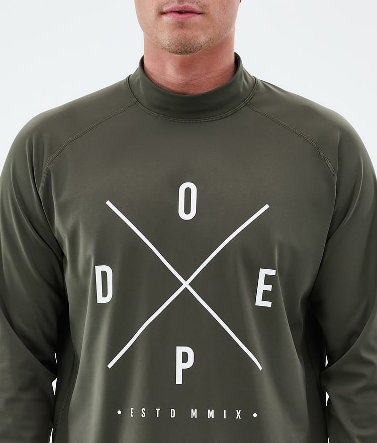 Dope Snuggle Tee-shirt thermique Homme 2X-Up Olive Green, Image 6 sur 7