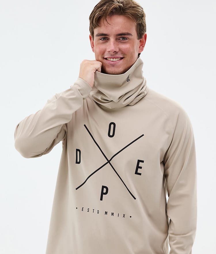 Dope Snuggle Tee-shirt thermique Homme 2X-Up Sand, Image 2 sur 7