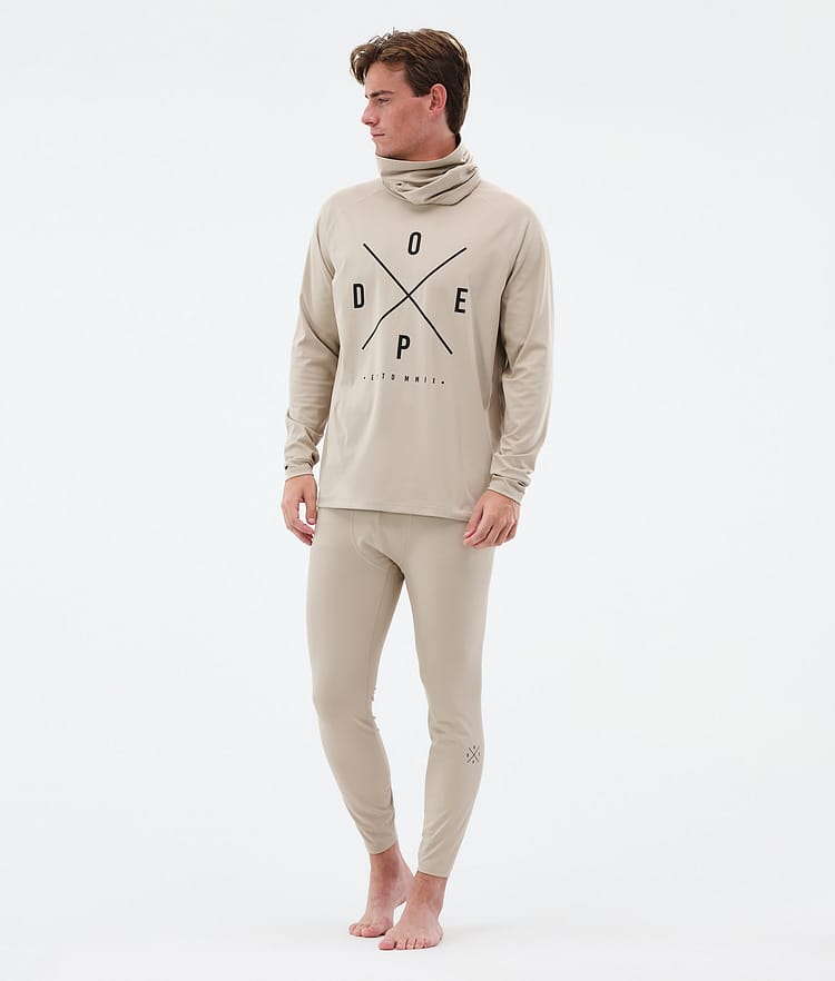 Dope Snuggle Tee-shirt thermique Homme 2X-Up Sand, Image 3 sur 7
