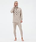 Dope Snuggle Tee-shirt thermique Homme 2X-Up Sand