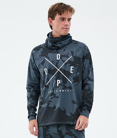 Dope Snuggle Base Layer Top Men 2X-Up Metal Blue Camo