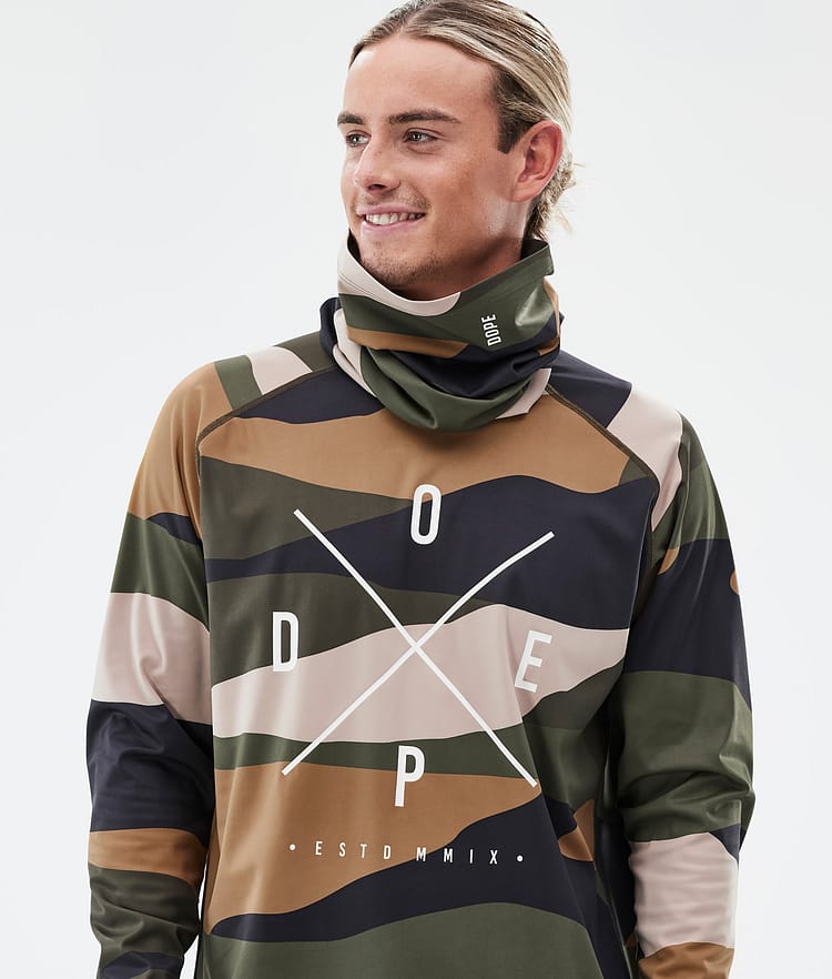 Dope Snuggle Tee-shirt thermique Homme 2X-Up Shards Gold Green, Image 2 of 7