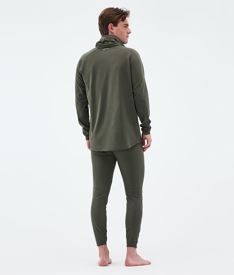 Dope Snuggle Pantalon thermique Homme 2X-Up Olive Green, Image 4 sur 7