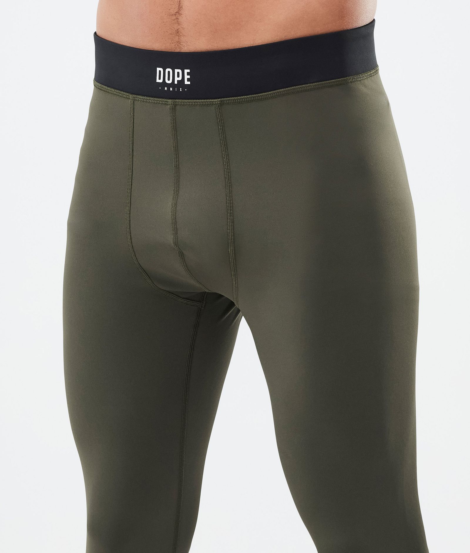 Dope Snuggle Pantalon thermique Homme 2X-Up Olive Green