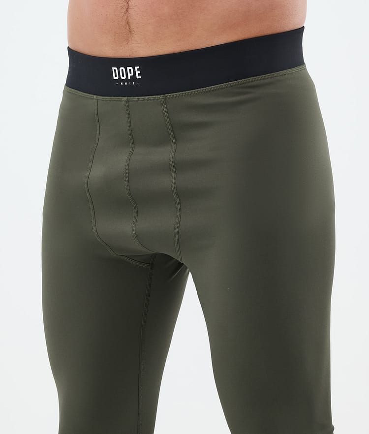 Dope Snuggle Pantalon thermique Homme 2X-Up Olive Green, Image 5 sur 7