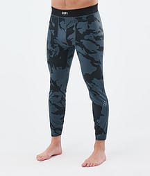 Dope Snuggle Pantaloni Termici Uomo 2X-Up Metal Blue Camo