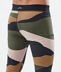Dope Snuggle Pantalon thermique Homme 2X-Up Shards Gold Green, Image 6 sur 7