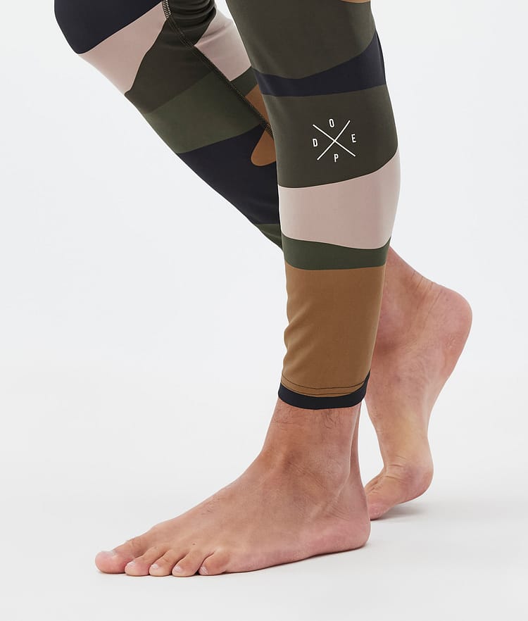 Dope Snuggle Base Layer Pant Men 2X-Up Shards Gold Green, Image 7 of 7
