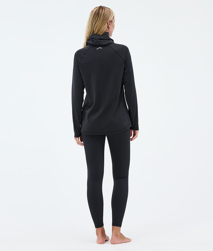 Dope Snuggle W Basislaag Top Dames 2X-Up Black, Image 4 of 7