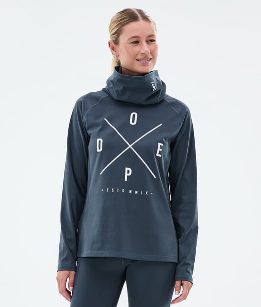 Dope Snuggle W Base Layer Top Women 2X-Up Metal Blue