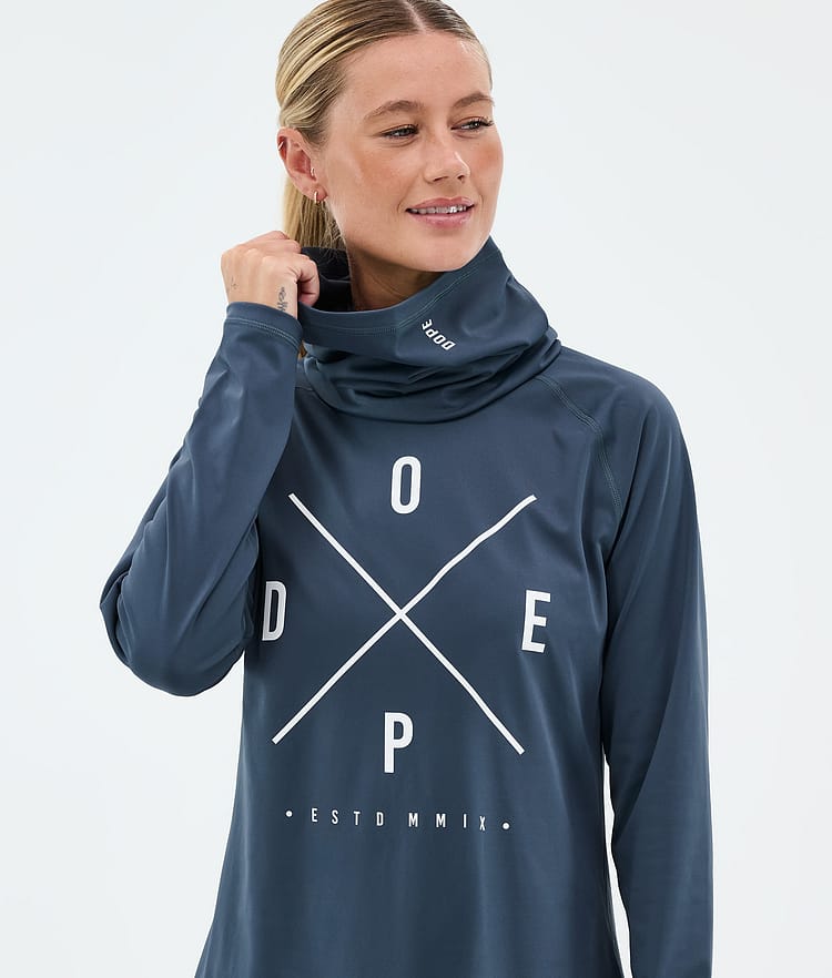 Dope Snuggle W Funktionsshirt Damen 2X-Up Metal Blue, Image 2 of 7