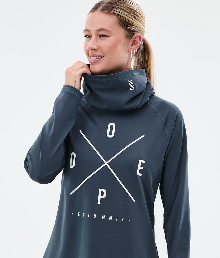 Dope Snuggle W Tee-shirt thermique Femme 2X-Up Metal Blue, Image 2 sur 7