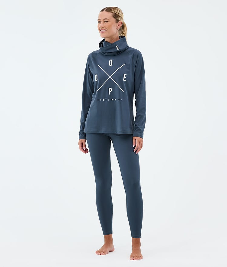 Dope Snuggle W Top Termiczny Kobiety 2X-Up Metal Blue, Image 3 of 7