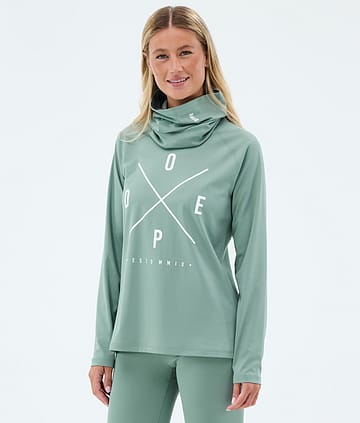 Dope Snuggle W Base Layer Top Faded Green