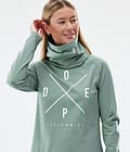 Dope Snuggle W Tee-shirt thermique Femme 2X-Up Faded Green