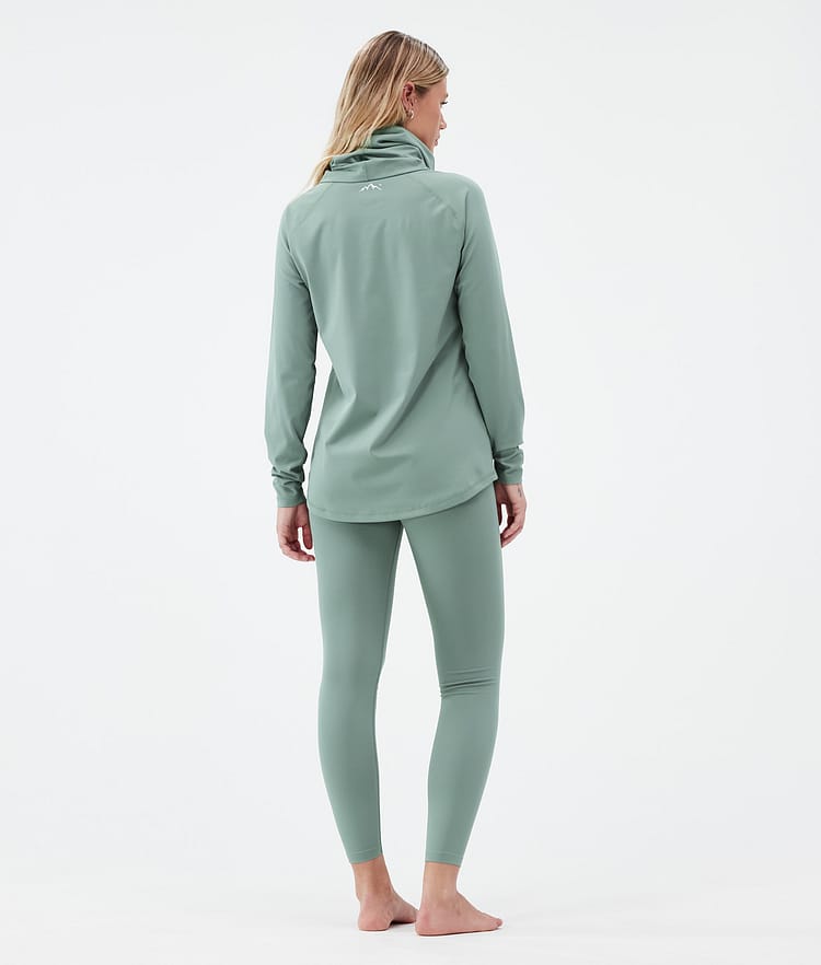 Dope Snuggle W Baselayer top Dame 2X-Up Faded Green