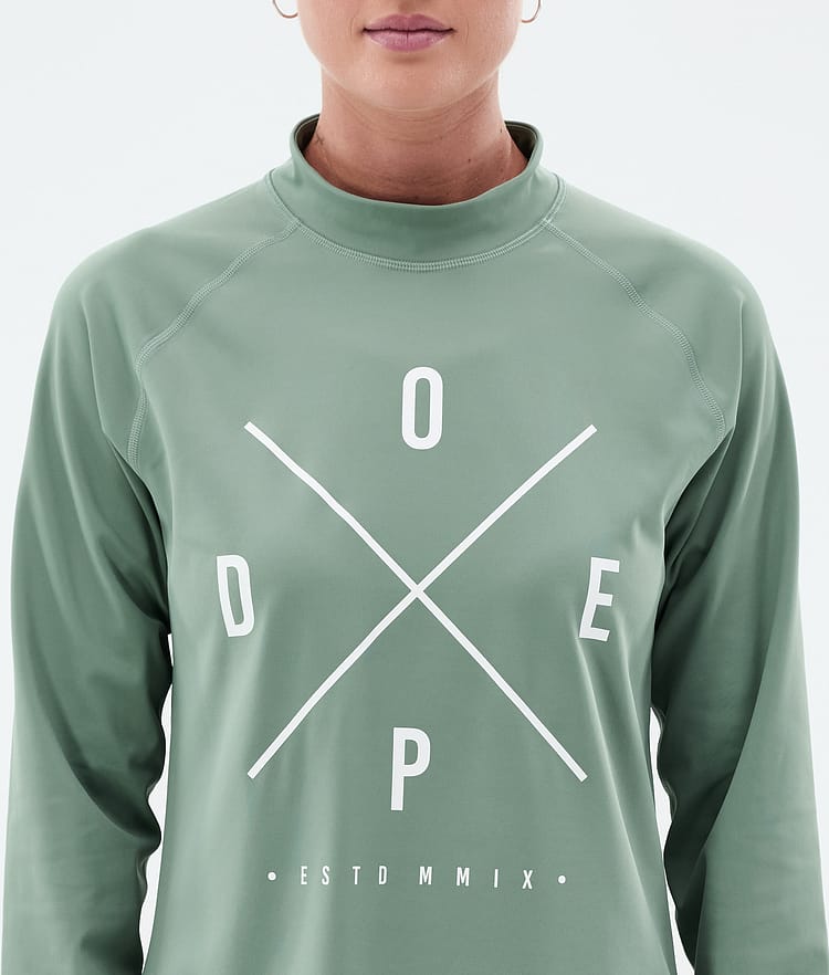 Dope Snuggle W Tee-shirt thermique Femme 2X-Up Faded Green, Image 6 sur 7