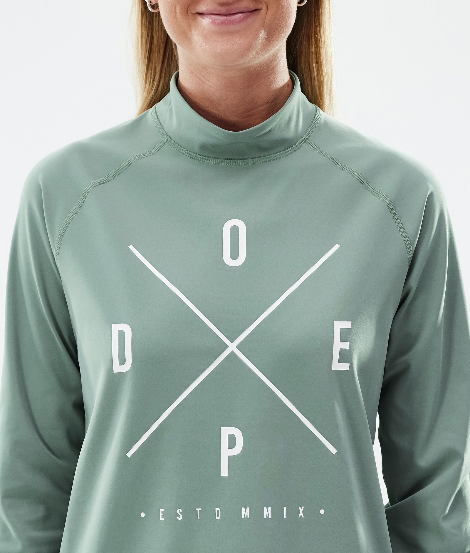 Dope Snuggle W Camiseta Térmica Mujer 2X-Up Faded Green