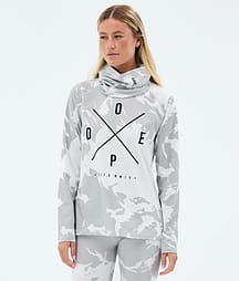 Dope Snuggle W Base Layer Top Women 2X-Up Grey Camo