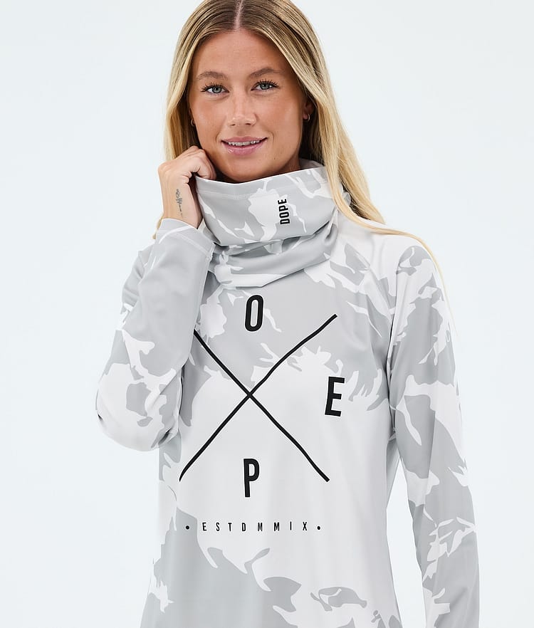 Dope Snuggle W Maglia Termica Donna 2X-Up Grey Camo, Image 2 of 7