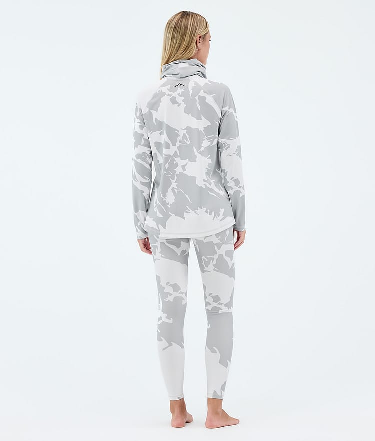 Dope Snuggle W Base Layer Top Women 2X-Up Grey Camo, Image 4 of 7