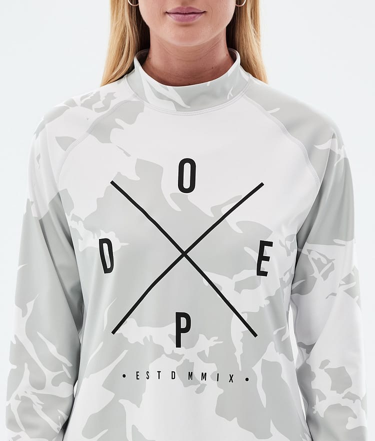 Dope Snuggle W Tee-shirt thermique Femme 2X-Up Grey Camo, Image 5 sur 6