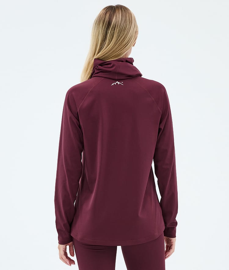 Dope Snuggle W Base Layer Top Women 2X-Up Burgundy, Image 5 of 7