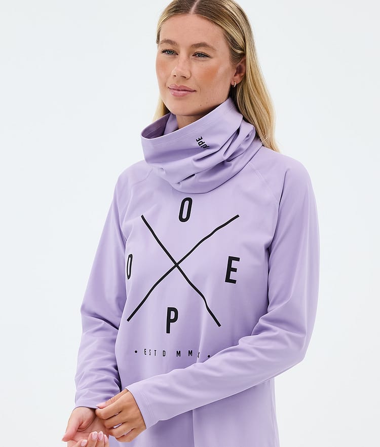 Dope Snuggle W Basislaag Top Dames 2X-Up Faded Violet, Image 2 of 7