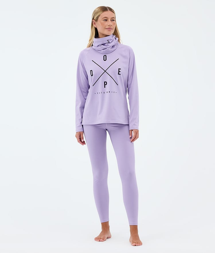 Dope Snuggle W Basislaag Top Dames 2X-Up Faded Violet, Image 3 of 7