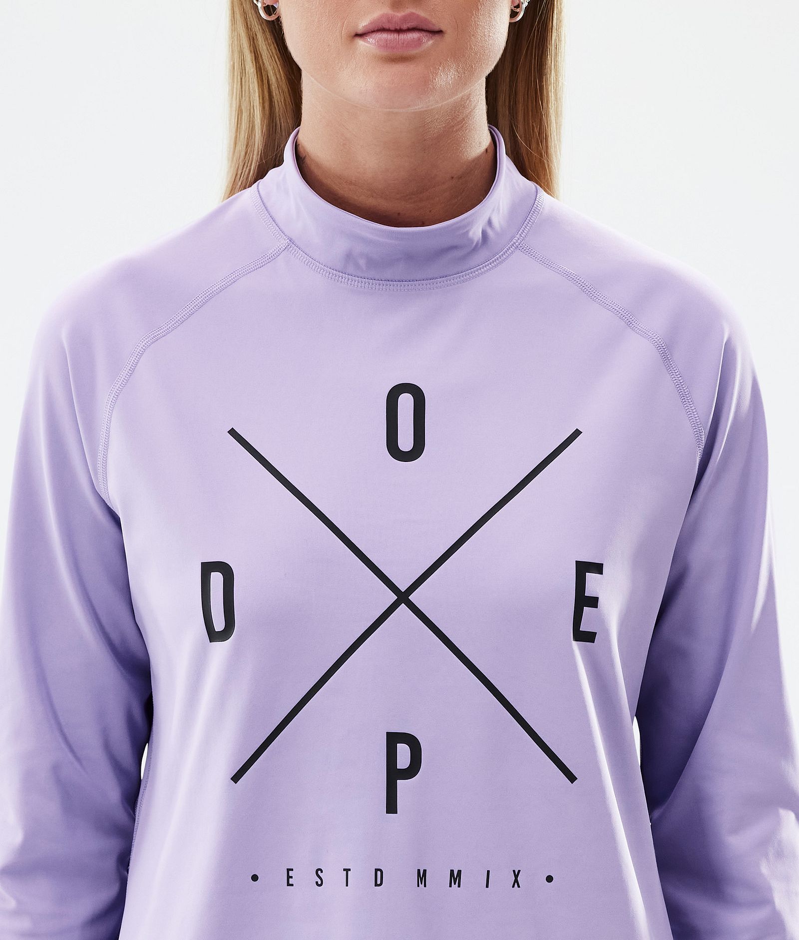Dope Snuggle W Basislaag Top Dames 2X-Up Faded Violet