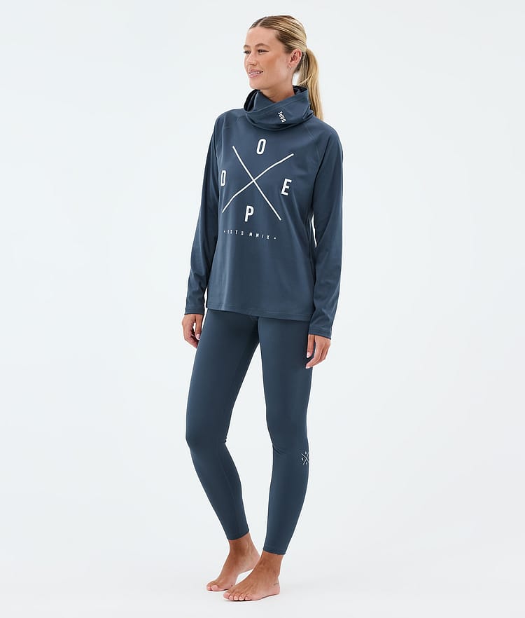 Dope Snuggle W Basislaag Broek Dames 2X-Up Metal Blue, Image 3 of 7