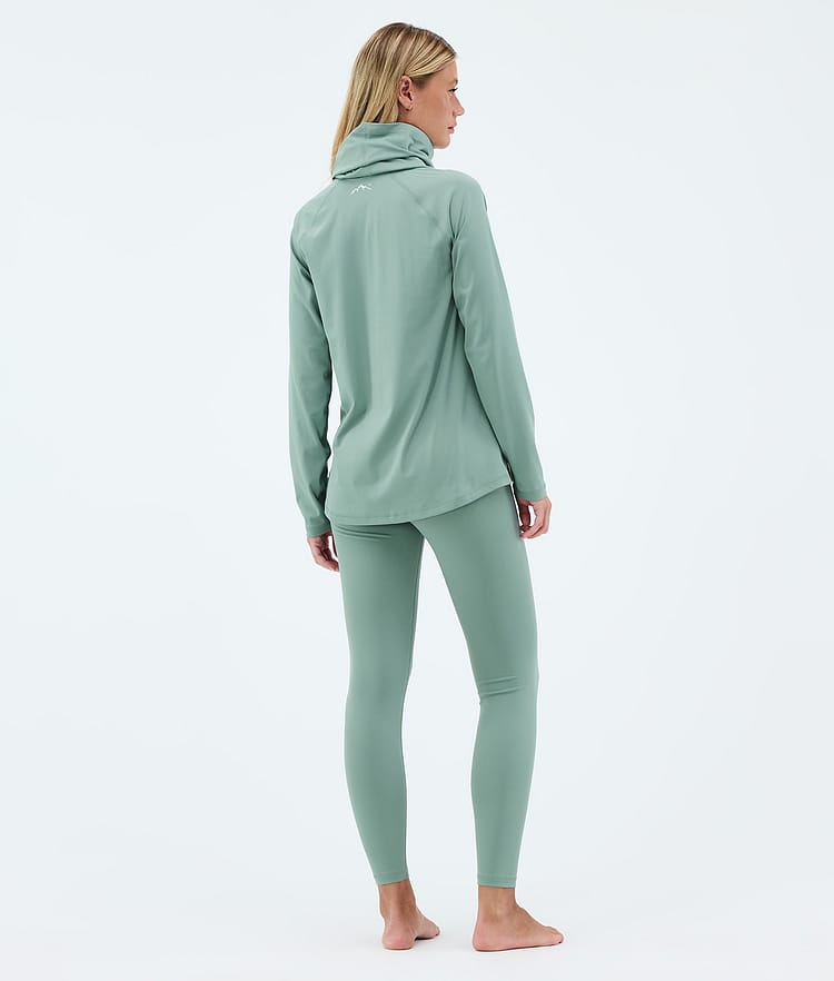 Dope Snuggle W Basislaag Broek Dames 2X-Up Faded Green, Image 4 of 7
