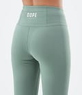 Dope Snuggle W Baselayer tights Dame 2X-Up Faded Green