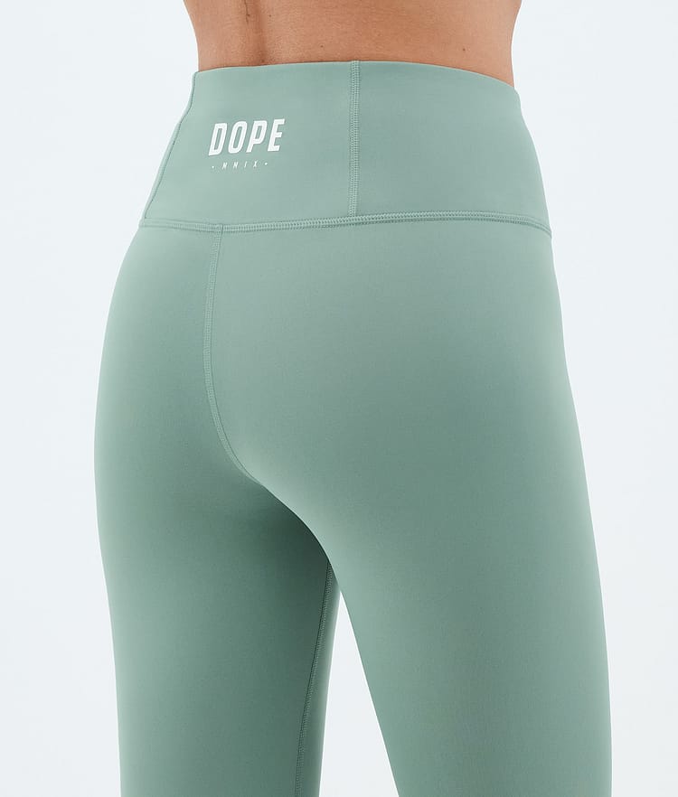 Dope Snuggle W Basislaag Broek Dames 2X-Up Faded Green, Image 6 of 7