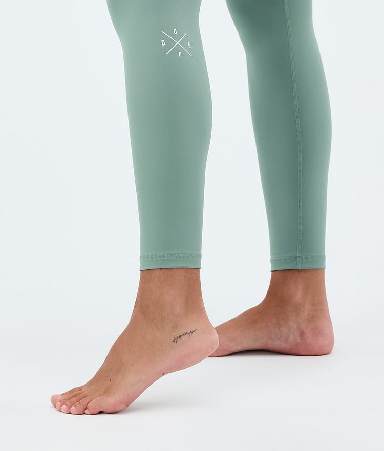 Dope Snuggle W Basislaag Broek Dames 2X-Up Faded Green, Image 7 of 7