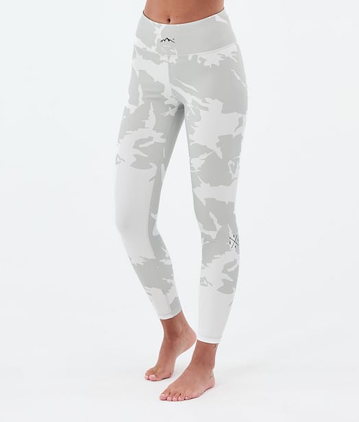 Dope Snuggle W Basislaag Broek Dames 2X-Up Grey Camo