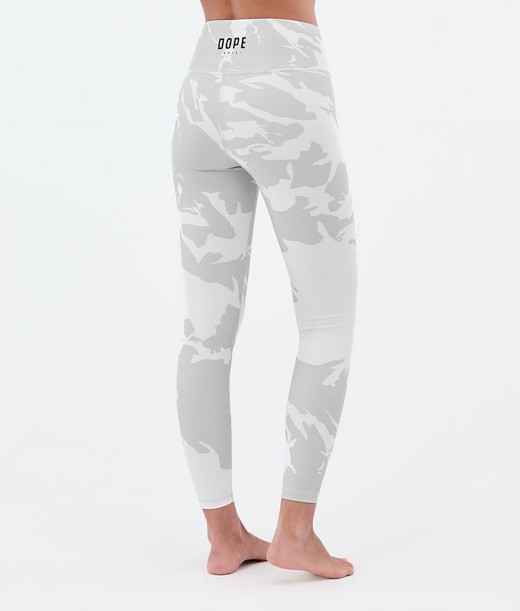 Dope Snuggle W Pantalon thermique Femme 2X-Up Grey Camo, Image 2 sur 7