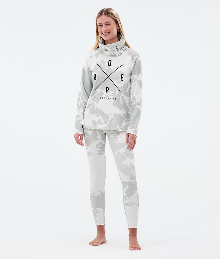 Dope Snuggle W Pantalon thermique Femme 2X-Up Grey Camo, Image 3 sur 7