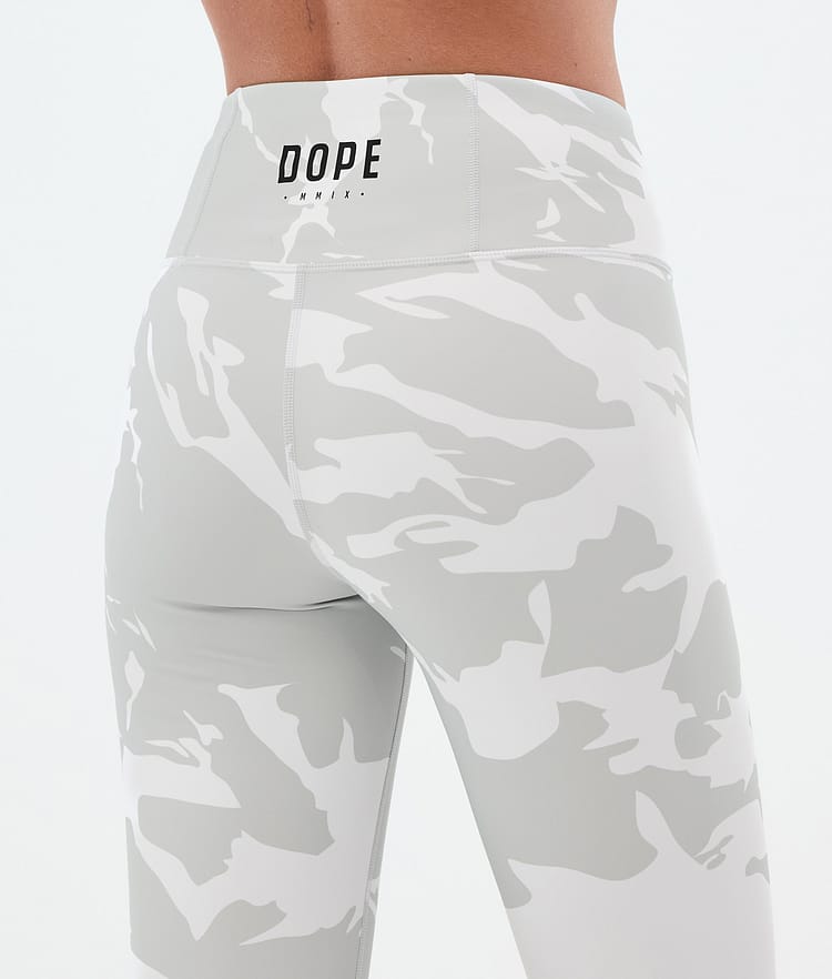 Dope Snuggle W Pantalon thermique Femme 2X-Up Grey Camo, Image 6 sur 7