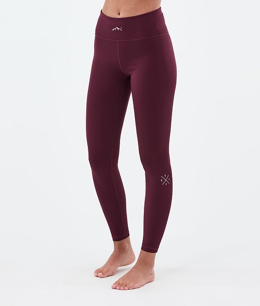 Dope Snuggle W Pantalon thermique Femme 2X-Up Burgundy